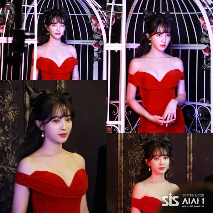 정혜성이 강렬한 드레스 자태를 선보였다.(출처 = KBS Joy)