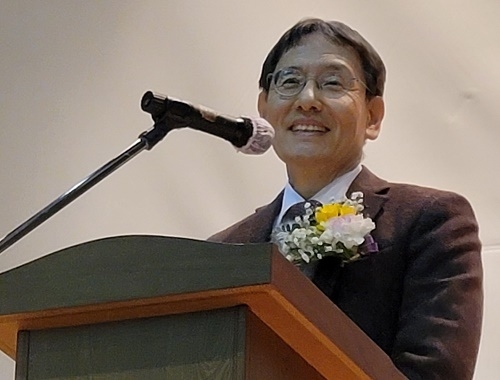 김상범 서울교통공사 사장이 26일 오후 퇴임사를 하고 있다.