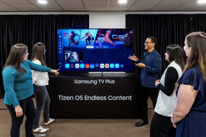 삼성전자, 중남미에서 TV 화질 기술 선보여. / 삼성전자