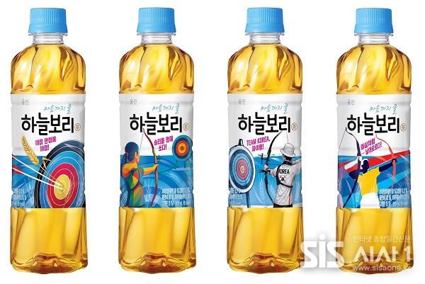 웅진식품 하늘보리 한국 양궁 에디션 (자료 = 웅진식품)