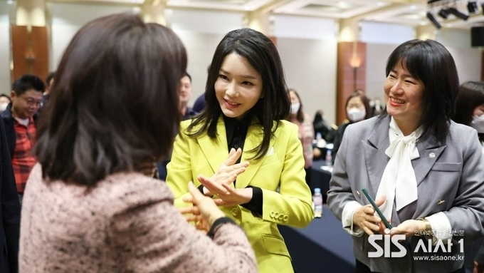 윤석열 전 대통령 부인인 김건희 여사. / 대통령실