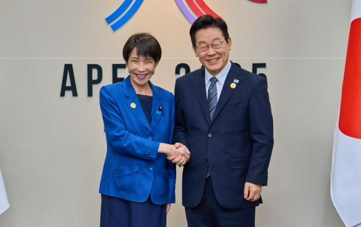 이재명 대통령과 다카이치 사나에 일본 총리대신. / 대통령실