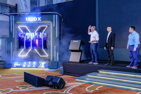 하이센스가 UAE 시장에서 ULED X를 출시했다.