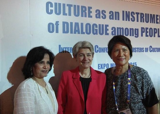 이날 컨퍼런스에서 샤이카 마이 빈 모하메드 알 칼리파 바레인 문화부 장관, 이리나 보코바 유네스코 사무총장, 도영심 스텝재단 이사장 등이 참석했다.