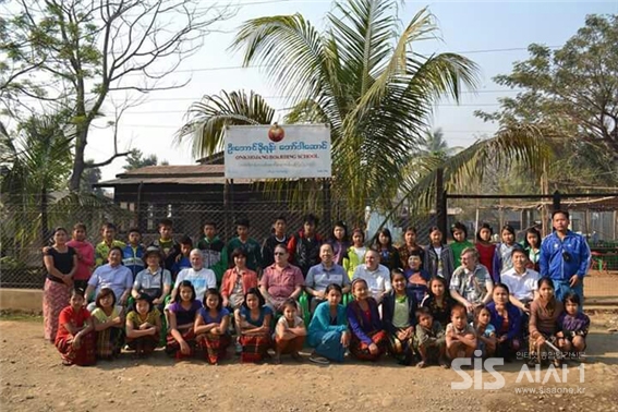 미얀마 타무 OBS 고아원에서 한국, 영국 미얀마 3국에서 세미나를 열었다