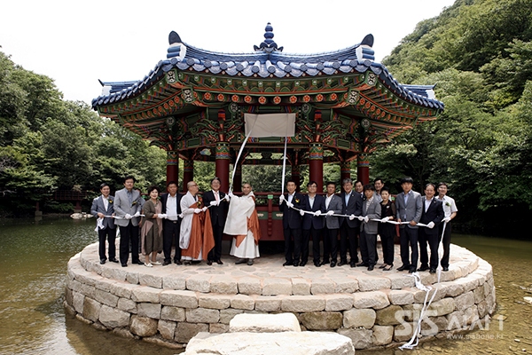 신축된 우화정<사진제공=정읍시청>