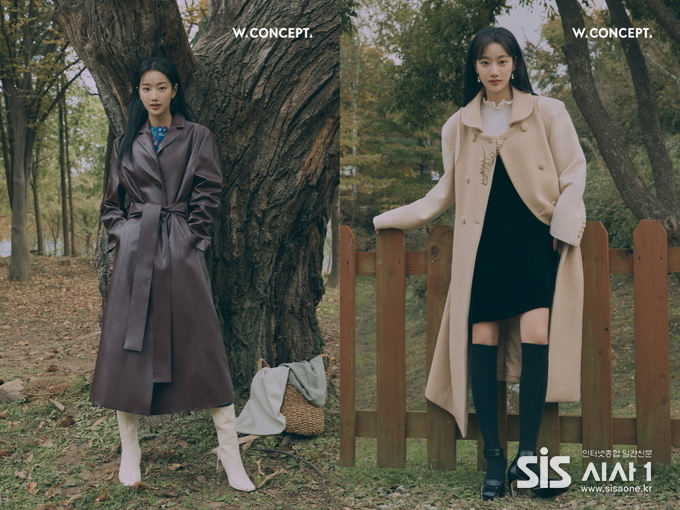 W컨셉이 9일 공개한 에이프릴 나은 화보집.(출처 = W컨셉)