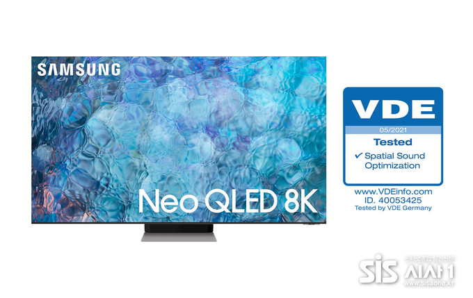 VDE 인증을 받은 삼성 Neo QLED 제품 (자료 = 삼성전자)