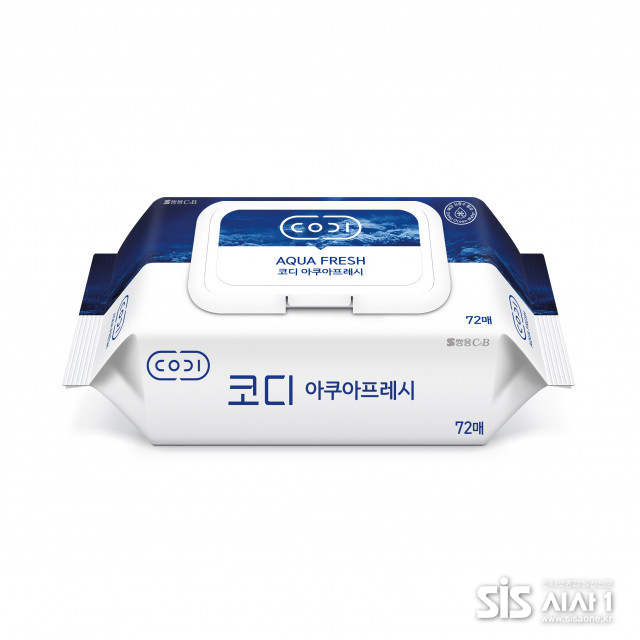  코디 아쿠아프레시 물티슈 (자료 = 쌍용C&B)