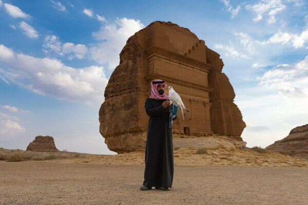 Saudi-based and international falconers compete for a record total prize pot of SAR 60m at the first-ever AlUla Falcon Cup.